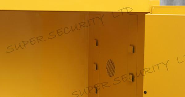 Gabinete de almacenamiento químico portátil del metal de SSM100012P con el gabinete de seguridad inflamable de la sola puerta