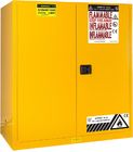 Gabinetes en amarillo del LABORATORIO, gabinete de almacenamiento 45gallon, gabinete de la prueba de fuego de almacenamiento químico para el líquido inflamable