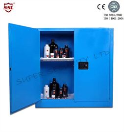 Gabinete de almacenamiento de acero del metal para el vitriolo o nítrico corrosivo, gabinete de almacenamiento de la seguridad