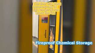 El gabinete de seguridad contra incendios EN 14470-1 tipo 90 de WUXIsuper mejora el cumplimiento del almacenamiento peligroso