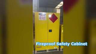 Gabinete de seguridad resistente al fuego de alta eficiencia de 45 galones