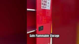 Gabinete de seguridad para combustibles SUPER de 45 galones (170 L) | St inflamable industrial compatible con NFPA 30 y OSHA