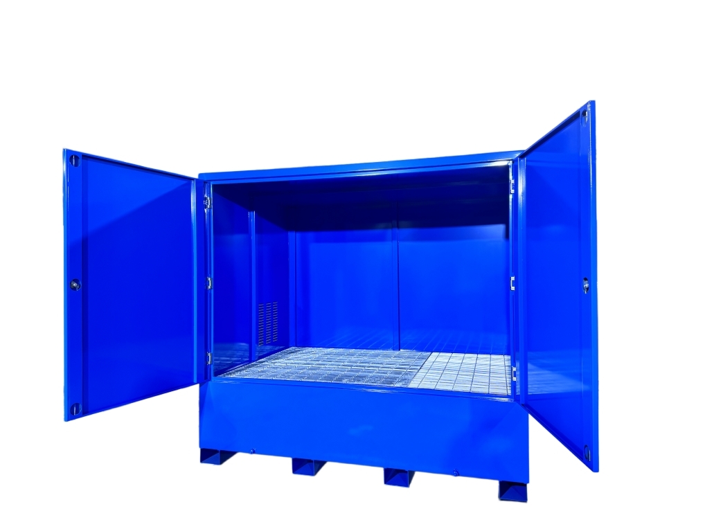 Últimos blogs de la empresa sobre SUPER lanza un contenedor de acero con tambor certificado CE y SGS para almacenamiento industrial de productos peligrosos