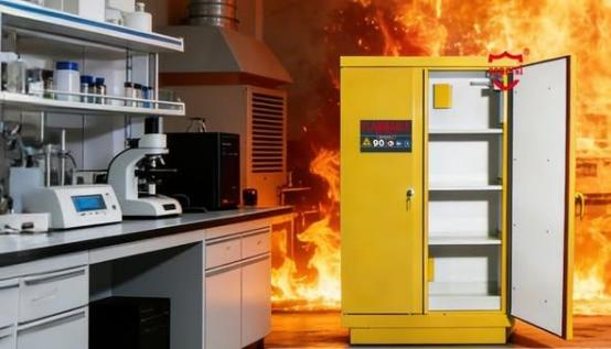 Últimos blogs de la empresa sobre Why EN14470 Fire-Resistant Chemical Storage Cabinets Are Becoming Standard Equipment in Laboratories and Industrial Facilities