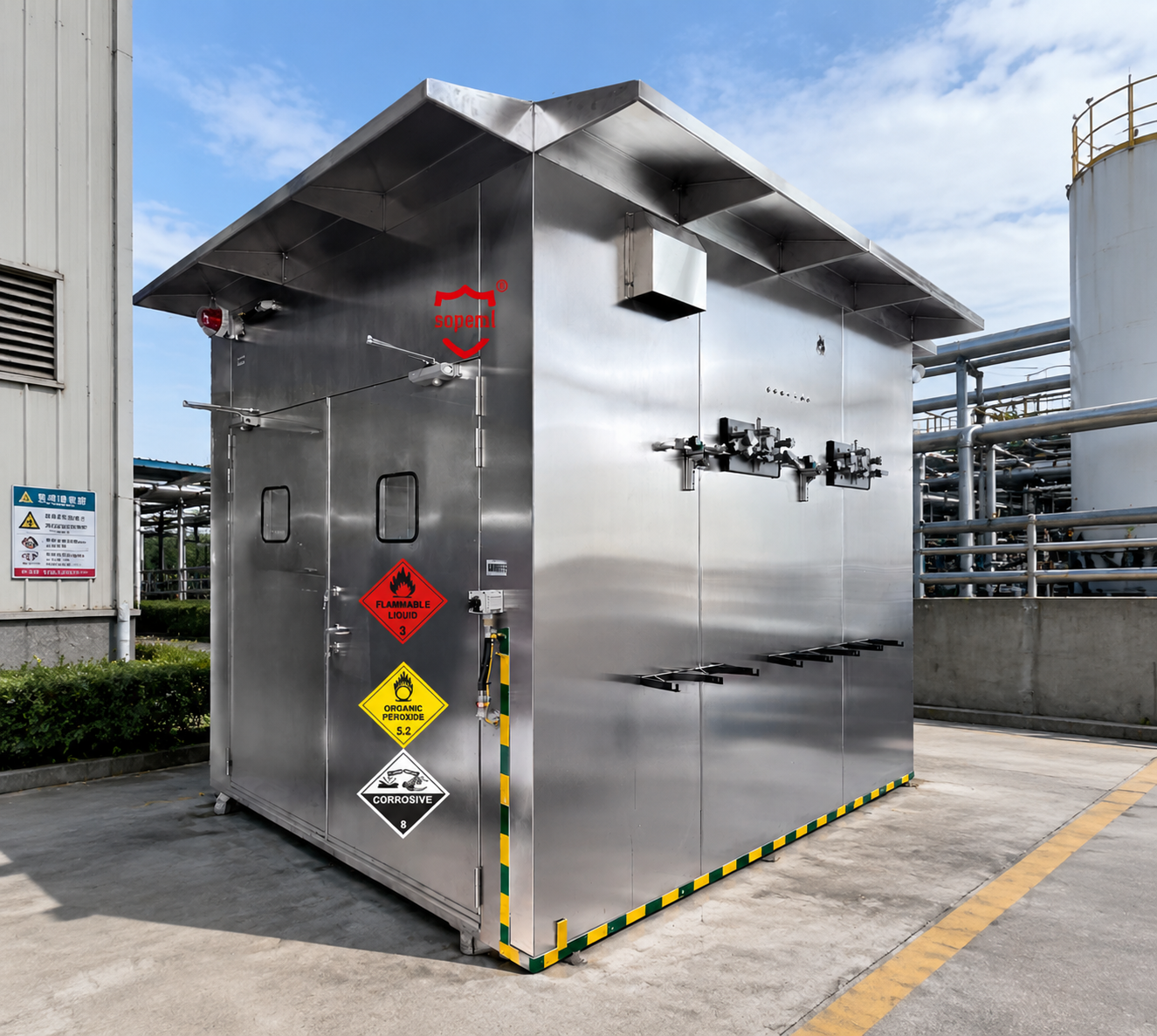 Últimos blogs de la empresa sobre Gabinete de almacenamiento de productos químicos de acero inoxidable personalizado: solución de ingeniería para seguridad industrial y entornos complejos