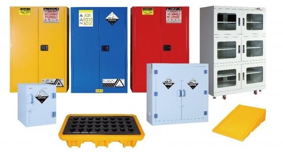 comprar Uso industrial incombustible ahuecado de ABCFor del gabinete de acero químico del almacenamiento de la manija Fabricación en línea