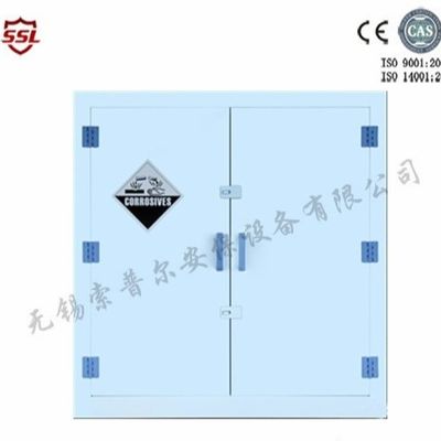 comprar Gabinete de almacenamiento corrosivo de las puertas de los plásticos duales de los PP para 45 galones Fabricación en línea
