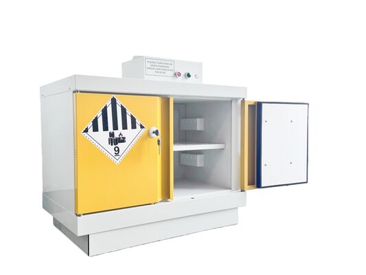 comprar Cabaña de almacenamiento de baterías 30L Estructura de placa de acero de doble capa Fabricación en línea