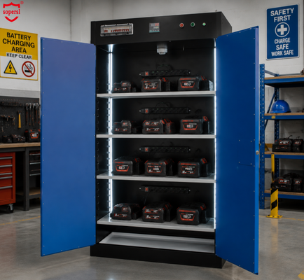 comprar Gabinete de Carga de Baterías de Litio para una Gestión Industrial de Baterías más Segura Fabricación en línea