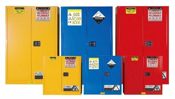 comprar Gabinetes en amarillo del LABORATORIO, gabinete de almacenamiento 45gallon, gabinete de la prueba de fuego de almacenamiento químico para el líquido inflamable Fabricación en línea