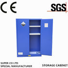 Gabinete de almacenamiento corrosivo de acero azul de Fulfuric 45 galones con 2 estantes perclóricos