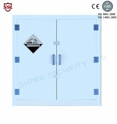 comprar Gabinete de almacenamiento corrosivo plástico solvente de la puerta doble del laboratorio 30 galones Fabricación en línea